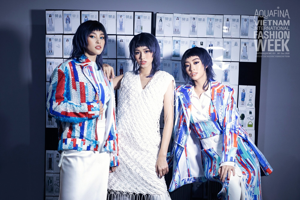 Loạt ảnh hậu trường “gây bão” của bộ 3 Hoa hậu: Đỗ Thị Hà, Trần Tiểu Vy, Lương Thùy Linh ảnh 3