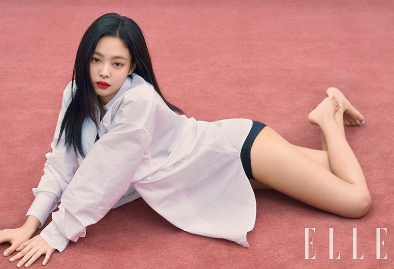 Dự đoán các màu son hot trong mùa Thu 2020 với bộ ảnh mới của Jennie (BLACKPINK) trên ELLE ảnh 10
