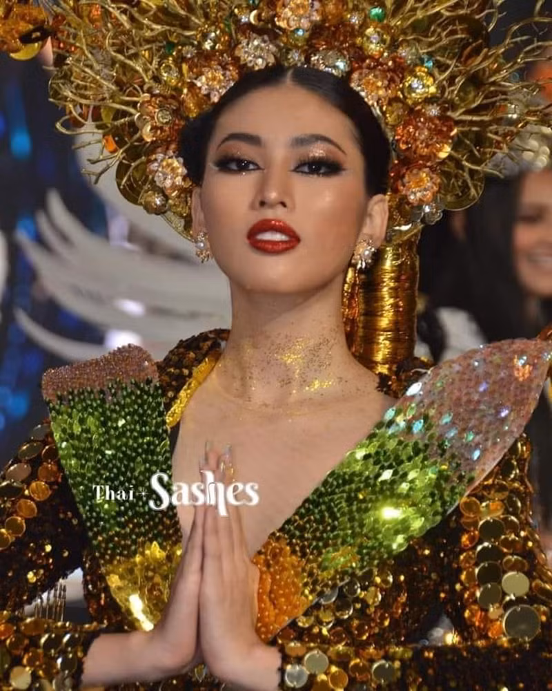 Màn trình diễn quốc phục với thần thái đỉnh cao của Ngọc Thảo tại Miss Grand International ảnh 4
