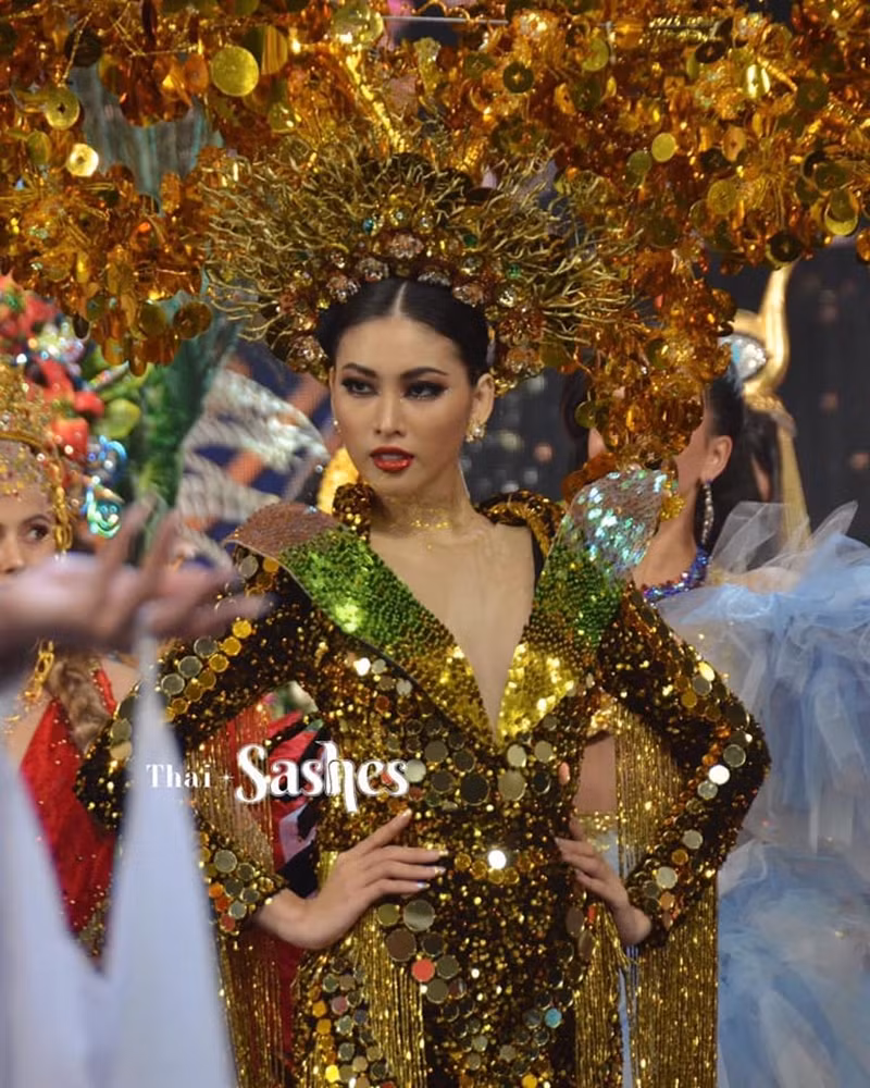Màn trình diễn quốc phục với thần thái đỉnh cao của Ngọc Thảo tại Miss Grand International ảnh 3