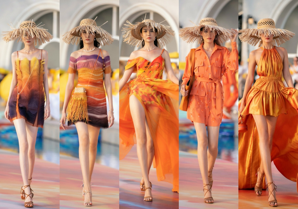 Lương Thùy Linh mở màn khoe chân dài 1m22, Đỗ Mỹ Linh kết show với bộ váy gam màu của lửa ảnh 10