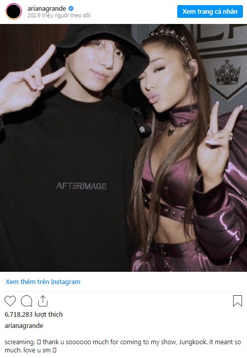 Netizen Hàn “bấn loạn” trước thông tin JungKook (BTS) sẽ hợp tác cùng Ariana Grande ảnh 1