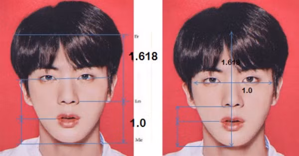 Các chỉ số khoa học chỉ ra gương mặt Jin (BTS) đạt tới độ hoàn hảo gần như tuyệt đối ảnh 3