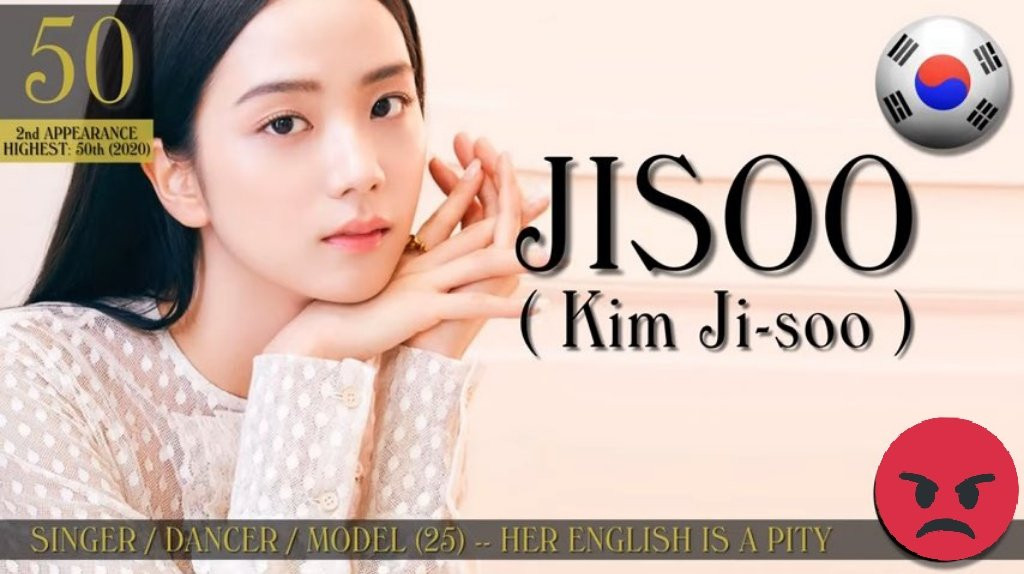 Fan của Jisoo BLACKPINK tức giận vì idol bị “mỉa mai” trình độ tiếng Anh trên web nhan sắc ảnh 1