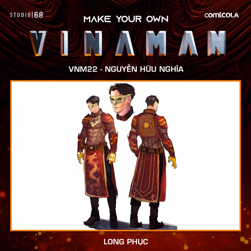 Top 25 thiết kế trang phục siêu anh hùng VINAMAN, thế này gia nhập Avengers cũng được nhỉ! ảnh 26