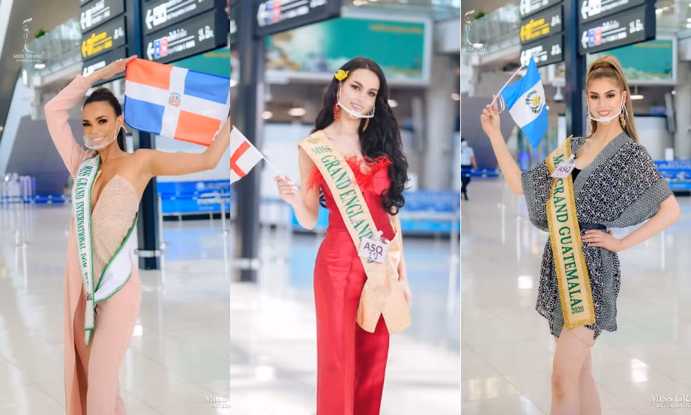 Muôn hình muôn vẻ các loại khẩu trang từ dàn đối thủ của Ngọc Thảo tại Miss Grand International 2020 ảnh 11