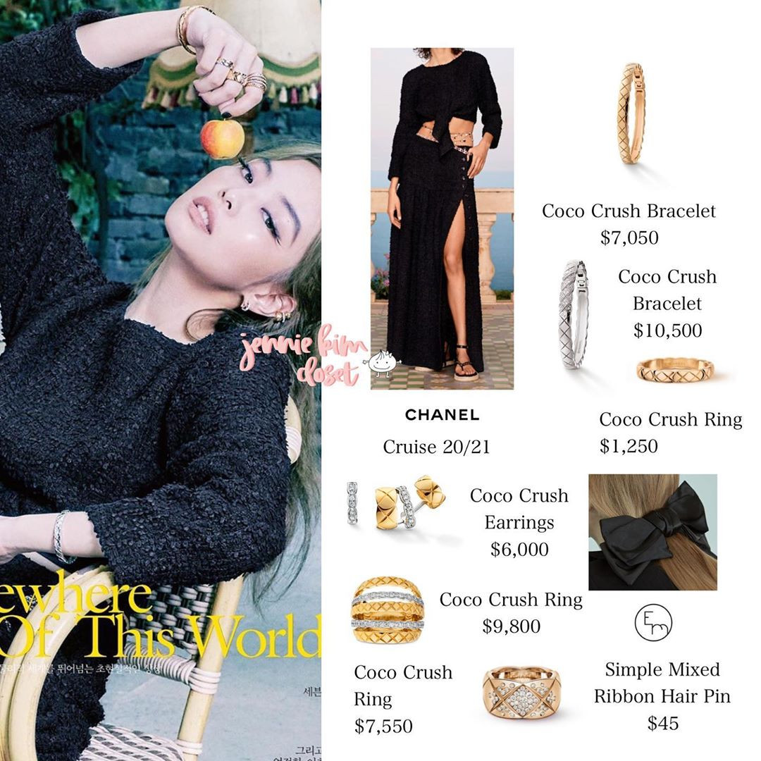 Jennie BLACKPINK gây ấn tượng với lông mày hình cánh cung sang chảnh trên tạp chí W Hàn ảnh 4