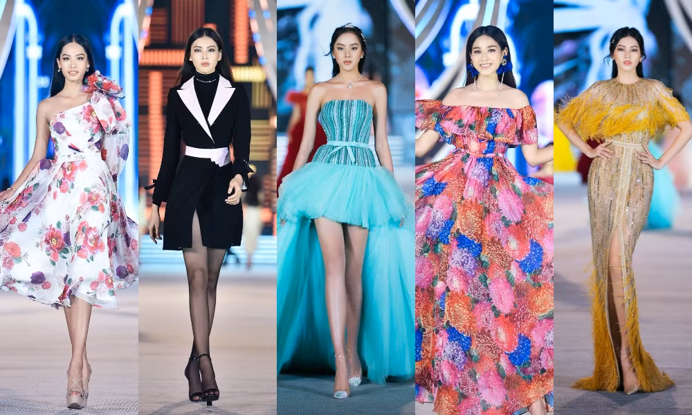 Tiểu Vy, Phương Nga, Thúy An khoe body cực phẩm như siêu mẫu trên sân khấu Người đẹp Biển ảnh 10