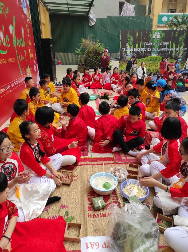 Teen THCS Nguyễn Tri Phương trải nghiệm vô vàn điều thú vị tại Lễ hội Vũ Khúc Xanh đón Tết ảnh 8