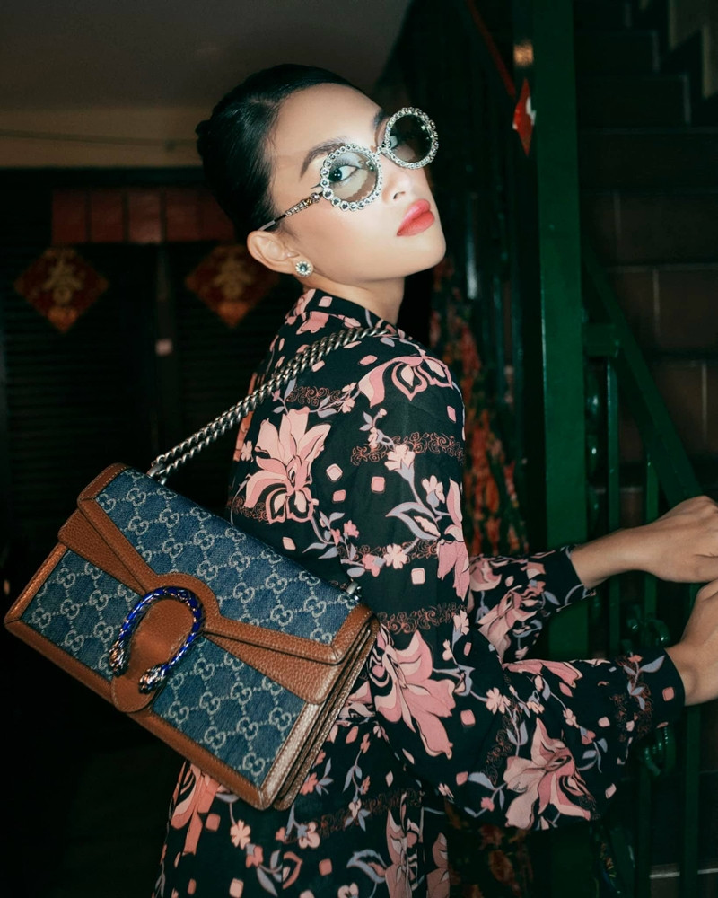 Hoa hậu Tiểu Vy tung bộ ảnh diện đồ Gucci đẹp xuất thần, đổi phong cách cực “chất” ảnh 5
