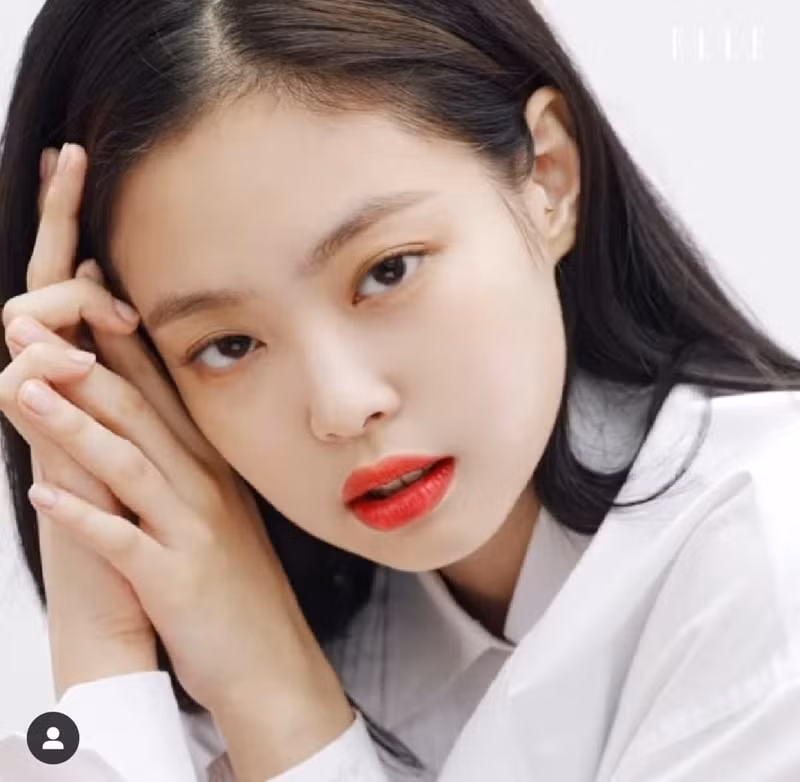 Dự đoán các màu son hot trong mùa Thu 2020 với bộ ảnh mới của Jennie (BLACKPINK) trên ELLE ảnh 5