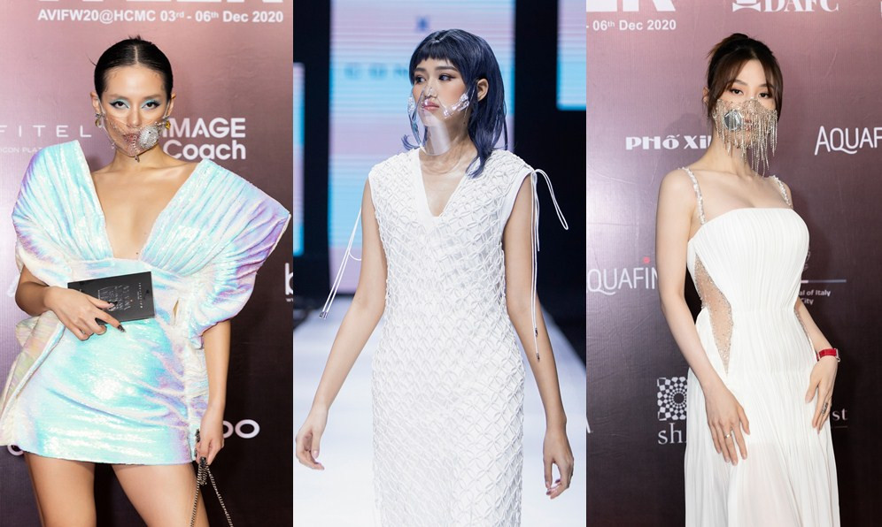 Tân Hoa hậu Đỗ Thị Hà cùng Hoa hậu Tiểu Vy, Lương Thùy Linh mở màn show diễn của Công Trí ảnh 8 Tân Hoa hậu Đỗ Thị Hà cùng Hoa hậu Tiểu Vy, Lương Thùy Linh mở màn show diễn của Công Trí ảnh 8