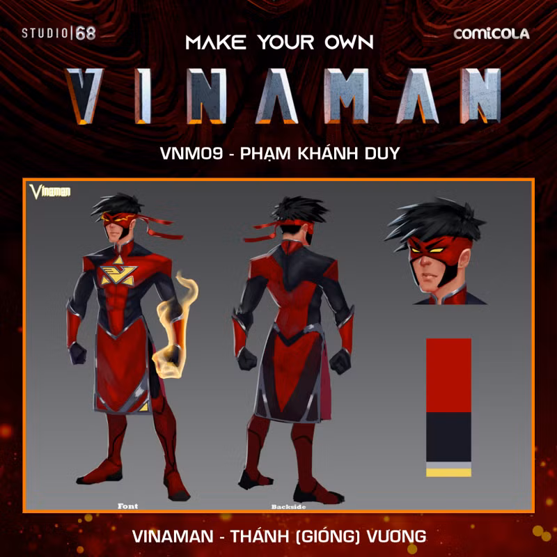 Top 25 thiết kế trang phục siêu anh hùng VINAMAN, thế này gia nhập Avengers cũng được nhỉ! ảnh 25