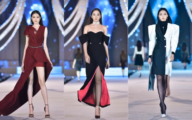 Hoa hậu Lương Thùy Linh “kết sổ” đêm thi Người đẹp Thời trang với màn catwalk cực đỉnh ảnh 2