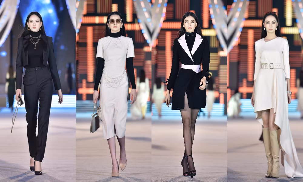 Hoa hậu Lương Thùy Linh “kết sổ” đêm thi Người đẹp Thời trang với màn catwalk cực đỉnh ảnh 3