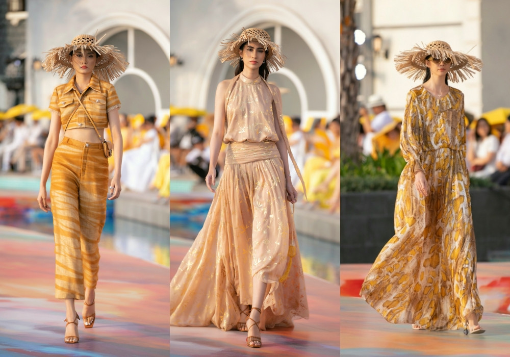 Lương Thùy Linh mở màn khoe chân dài 1m22, Đỗ Mỹ Linh kết show với bộ váy gam màu của lửa ảnh 8