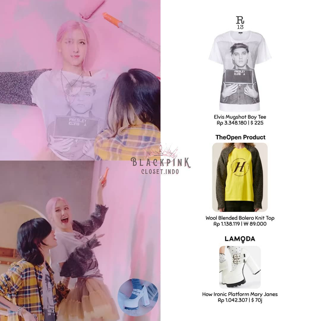 Netizen tranh cãi stylist đã mặc chiếc áo phông cho Rosé kiểu gì trong MV Lovesick Girls ảnh 3