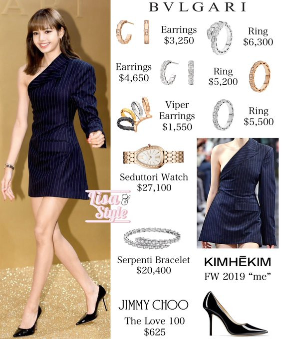 Netizen phát hiện Lisa đã từng đeo trang sức của BVLGARI trị giá 1,7 tỉ đồng từ năm ngoái ảnh 1