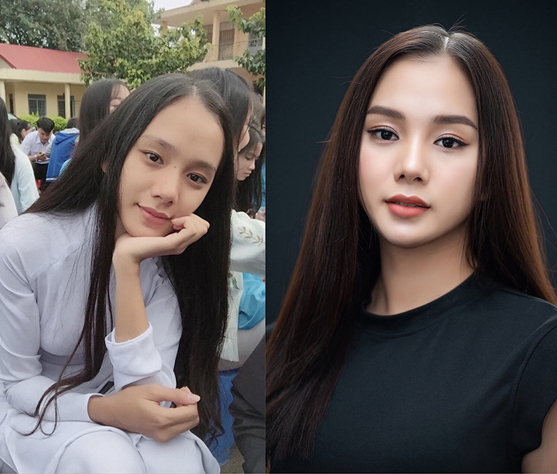 Nhan sắc trước và sau khi trang điểm của dàn thí sinh Top 60 Hoa Hậu Việt Nam 2020 ảnh 4