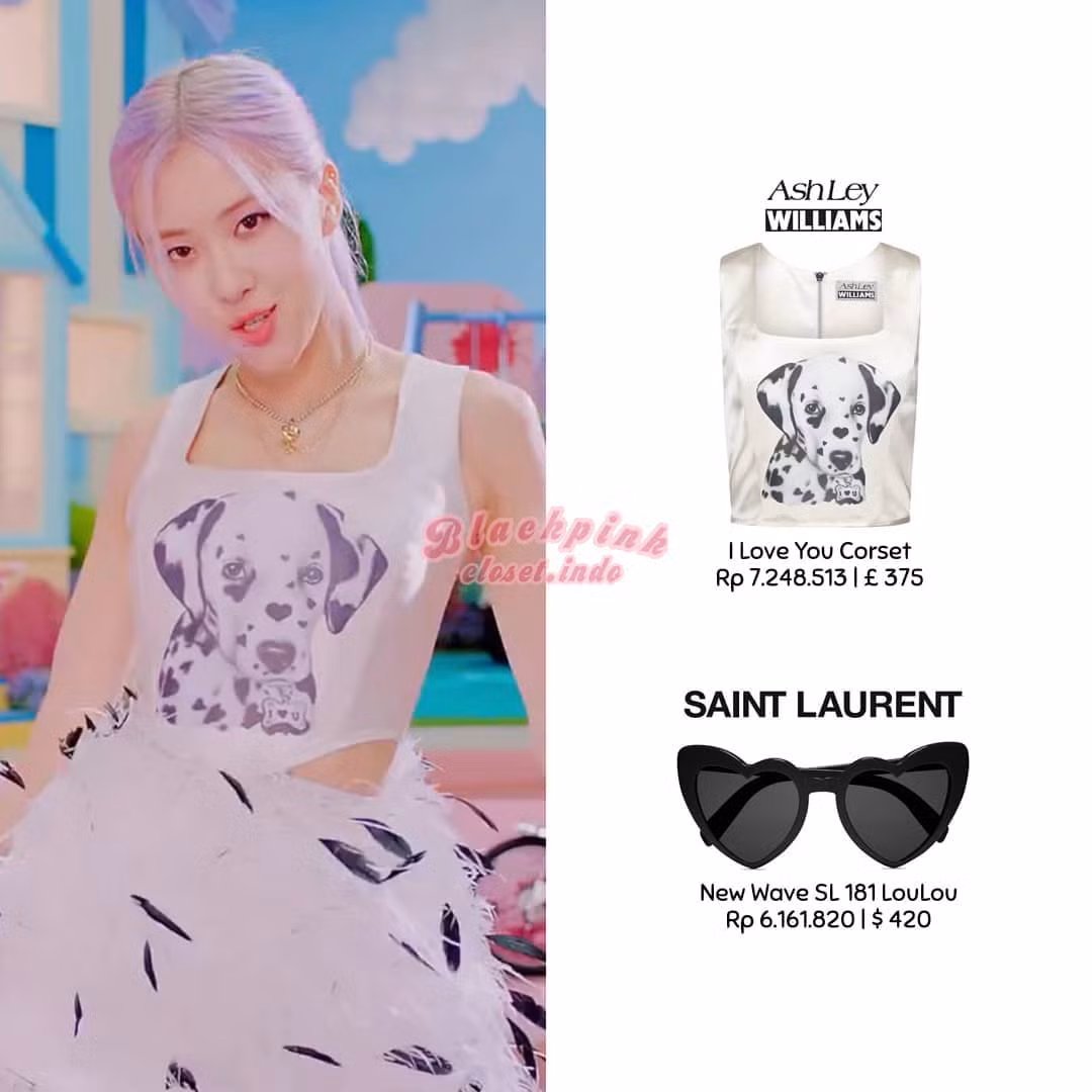 Xem “Ice Cream”, netizen nể phục màn biến áo thành váy của stylist cho Rosé BLACKPINK ảnh 3