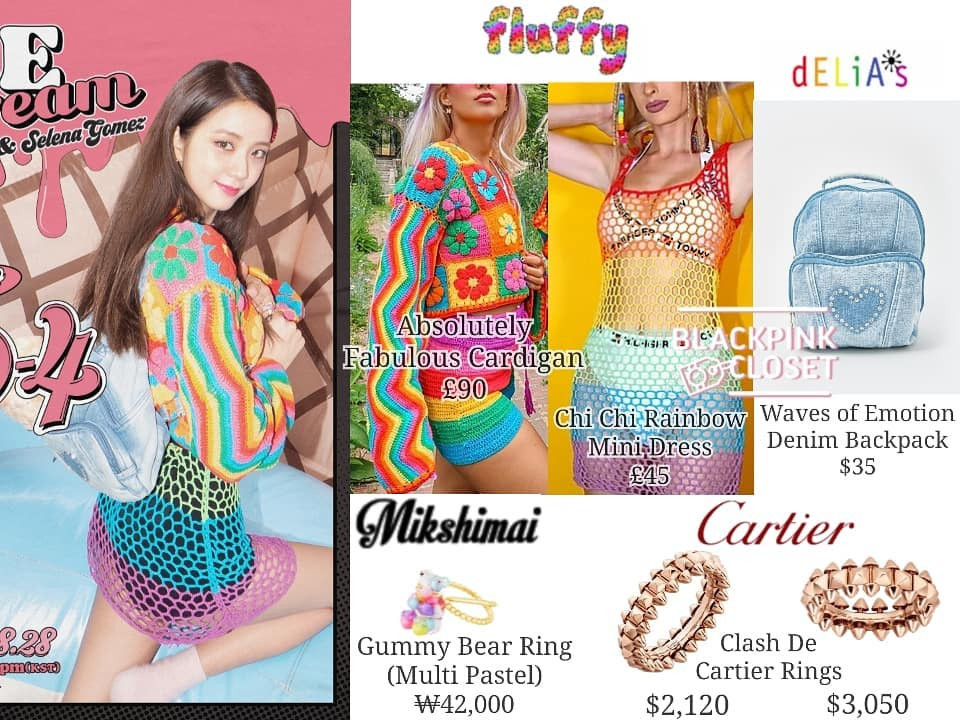 Stylist của BLACKPINK “hô biến” áo thành chân váy trong trang phục của teaser “Ice Cream” ảnh 2