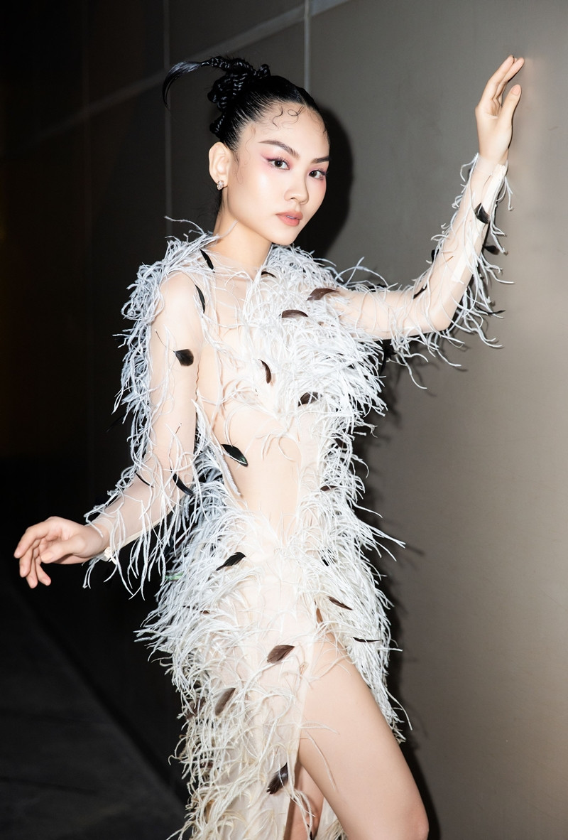 Ba mỹ nhân Việt cùng diện mẫu váy đính lông, vì sao Tăng Thanh Hà được khen nổi trội nhất? ảnh 7