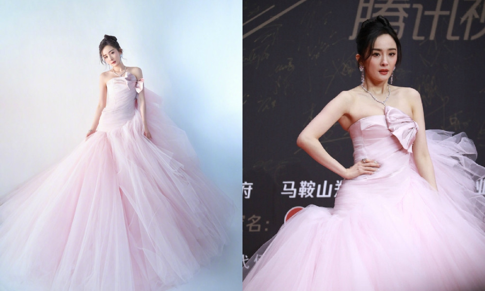 Địch Lệ Nhiệt Ba xinh đẹp như “công chúa hoa hồng” trên siêu thảm đỏ Tinh Quang Đại Thưởng ảnh 9