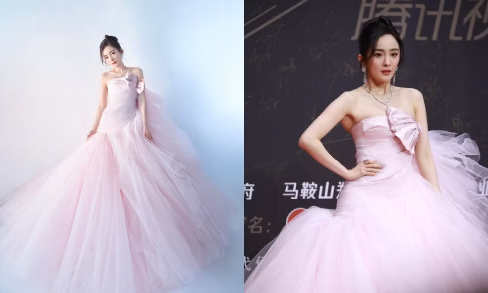 Địch Lệ Nhiệt Ba xinh đẹp như “công chúa hoa hồng” trên siêu thảm đỏ Tinh Quang Đại Thưởng ảnh 9