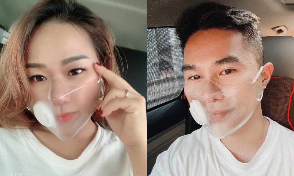 Khẩu trang “hot” trở lại vì COVID-19, có cả khẩu trang nhựa trong suốt rất thời trang ảnh 1