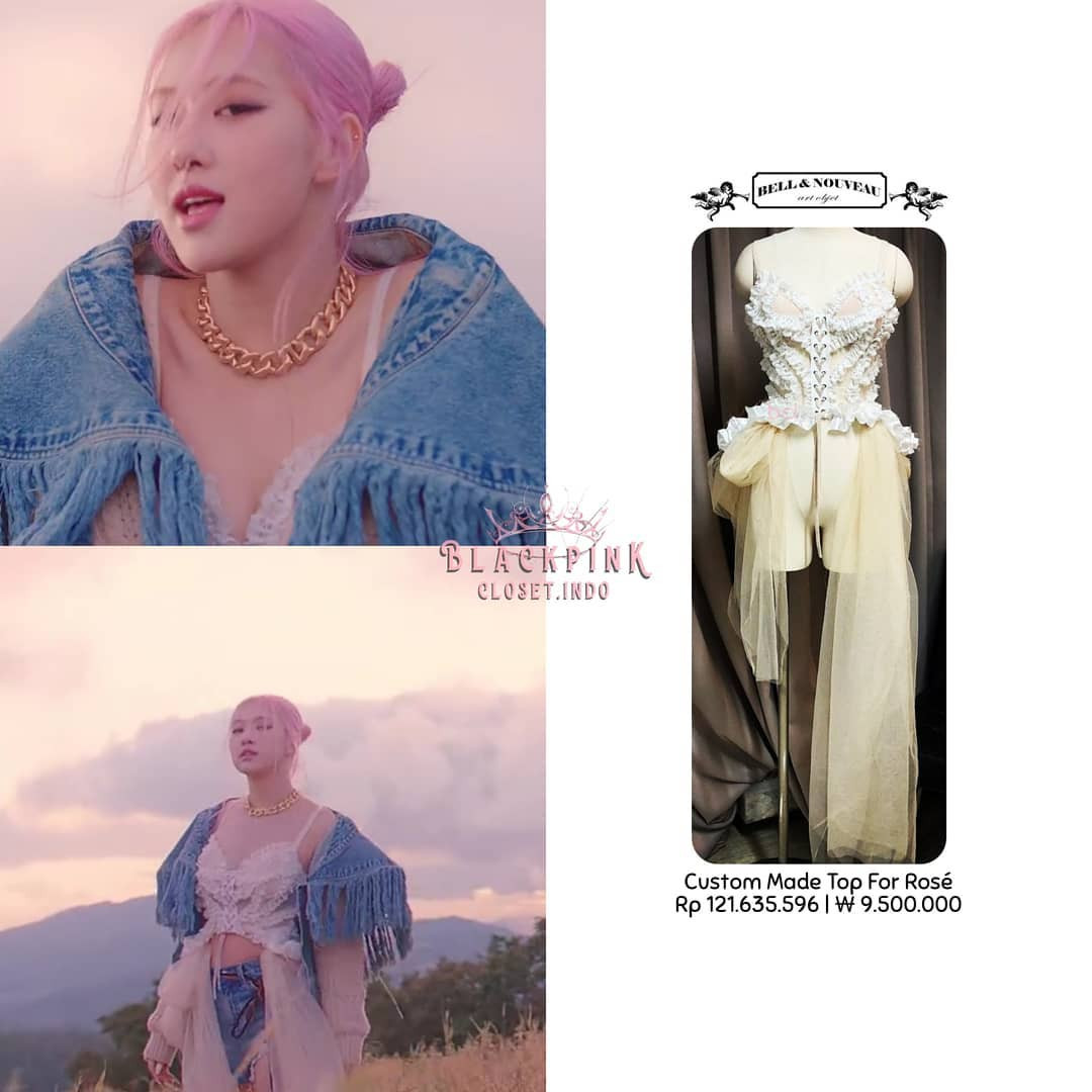 Netizen tranh cãi stylist đã mặc chiếc áo phông cho Rosé kiểu gì trong MV Lovesick Girls ảnh 2