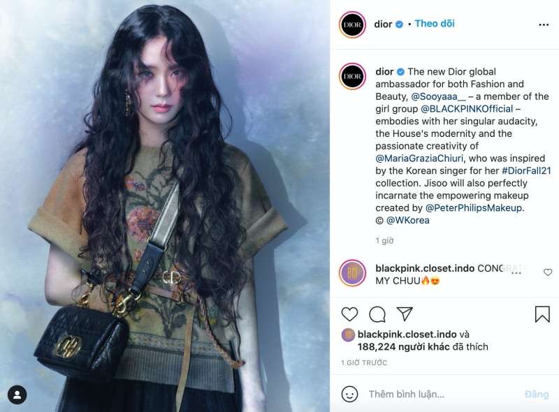 Đây chính là lý do Jisoo (BLACKPINK) được Dior chọn làm đại sứ thương hiệu toàn cầu ảnh 1