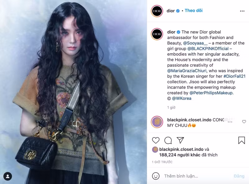Đây chính là lý do Jisoo (BLACKPINK) được Dior chọn làm đại sứ thương hiệu toàn cầu ảnh 1