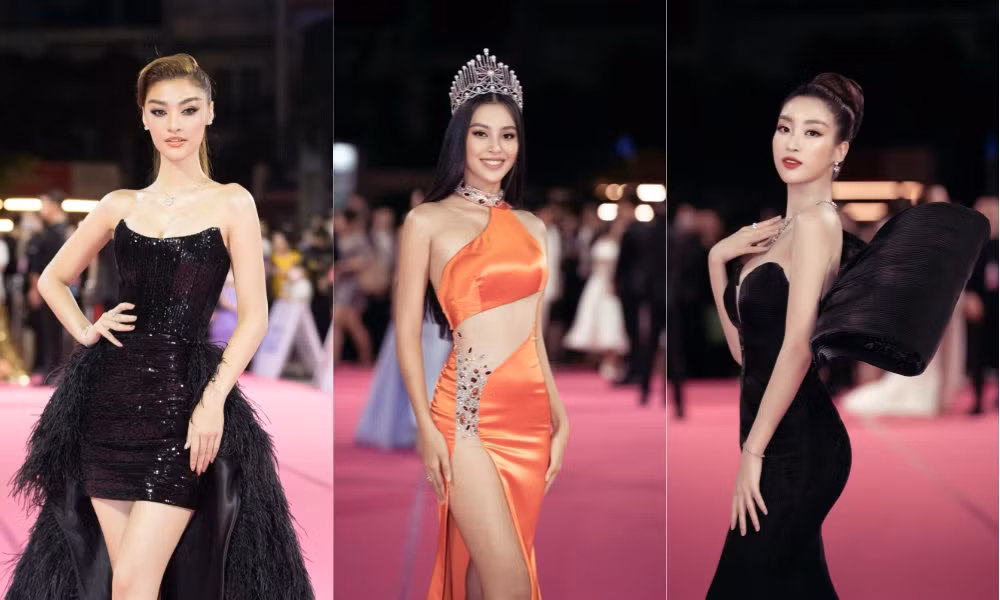 Ngắm Top 10 Hoa Hậu Việt Nam 2020 xinh đẹp lộng lẫy trong trang phục dạ hội ảnh 15