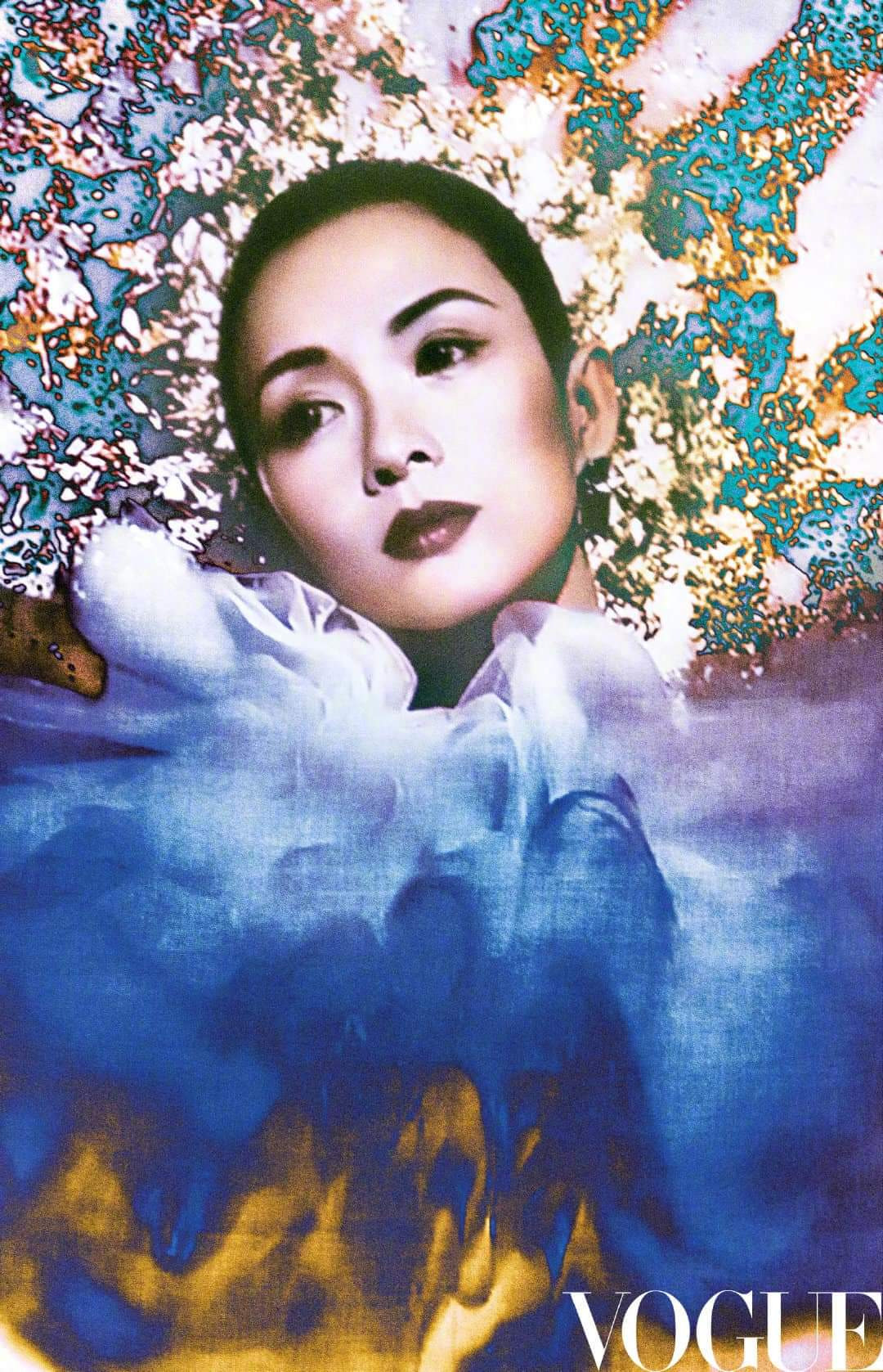 Đeo bộ trang sức gần 2 ngàn tỉ lên bìa VOGUE, Chương Tử Di vẫn bị netizen Trung chê bai ảnh 2