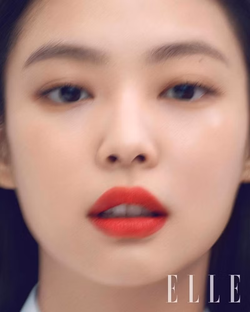 Dự đoán các màu son hot trong mùa Thu 2020 với bộ ảnh mới của Jennie (BLACKPINK) trên ELLE ảnh 3