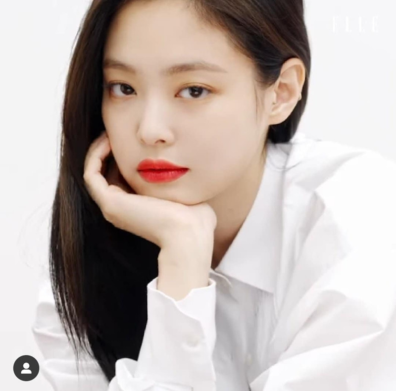 Dự đoán các màu son hot trong mùa Thu 2020 với bộ ảnh mới của Jennie (BLACKPINK) trên ELLE ảnh 4