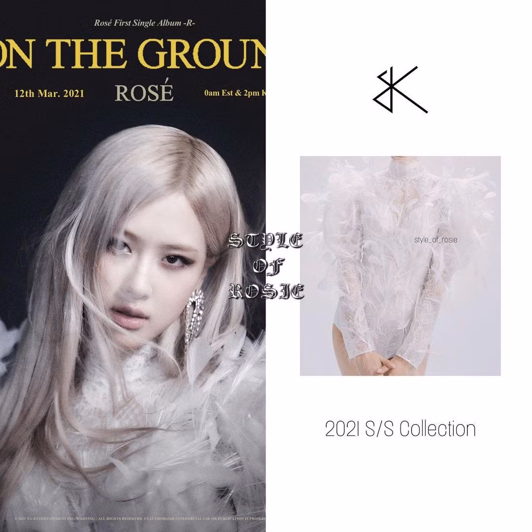 Stylist tiết lộ màu tóc của Rosé (BLACKPINK) trong ảnh teaser mới xinh như thiên nga trắng ảnh 2