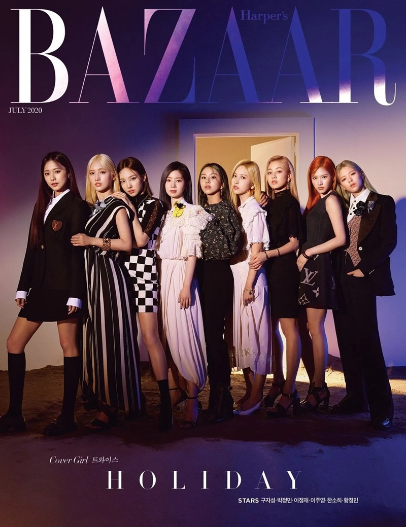 TWICE chơi lớn, lên bìa tạp chí Harper’s Bazaar Hàn tháng 7 với tận 10 phiên bản ảnh 10