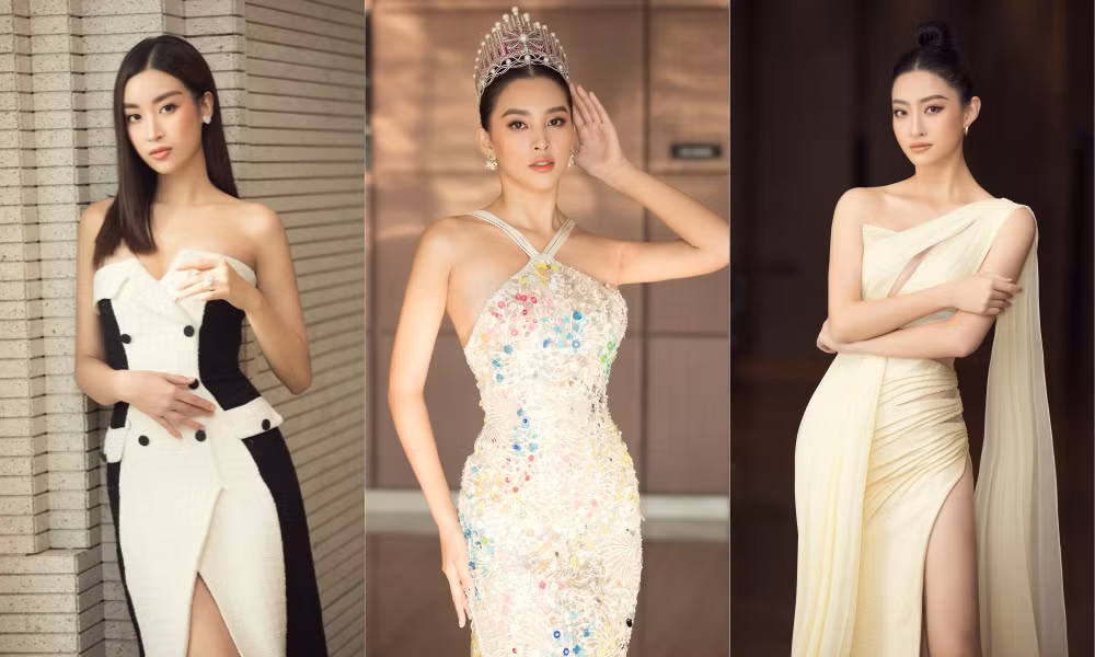 Đêm thi Người đẹp Biển: Tiểu Vy, Mỹ Linh, Lương Thuỳ Linh khoe vai trần, chân dài cực phẩm ảnh 15