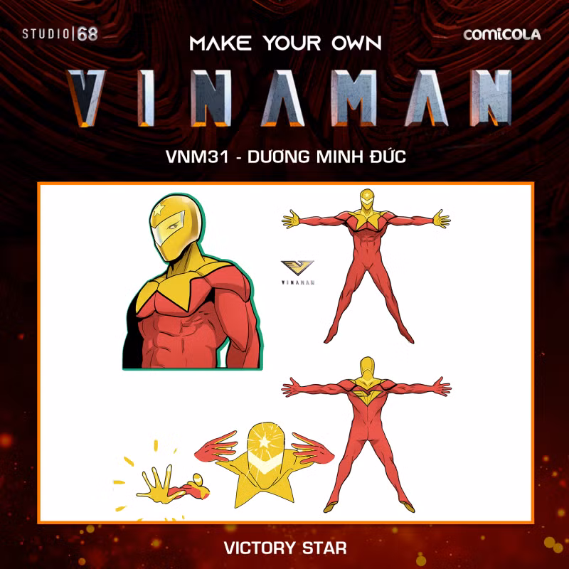 Top 25 thiết kế trang phục siêu anh hùng VINAMAN, thế này gia nhập Avengers cũng được nhỉ! ảnh 15