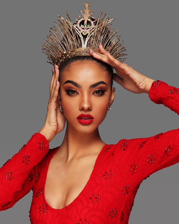 Ngắm nhan sắc vô cùng sắc sảo của đối thủ ở cùng phòng với Á hậu Ngọc Thảo ảnh 4