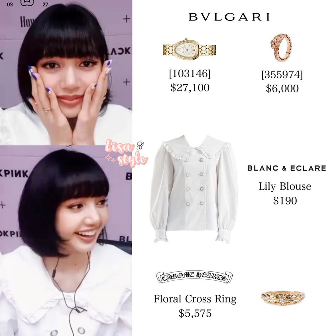 Netizen phát hiện Lisa đã từng đeo trang sức của BVLGARI trị giá 1,7 tỉ đồng từ năm ngoái ảnh 3
