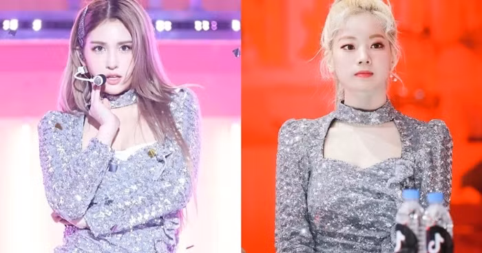 Màn “đụng hàng” váy lấp lánh của Jeon Somi và Dahyun (TWICE), ai được khen nhiều hơn? ảnh 8