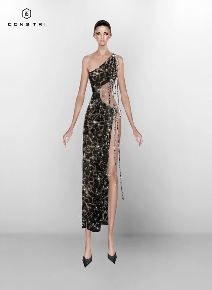 Trang phục tôn dáng của NTK Công Trí giúp Miley Cyrus khoe trọn đường cong quyến rũ ảnh 2