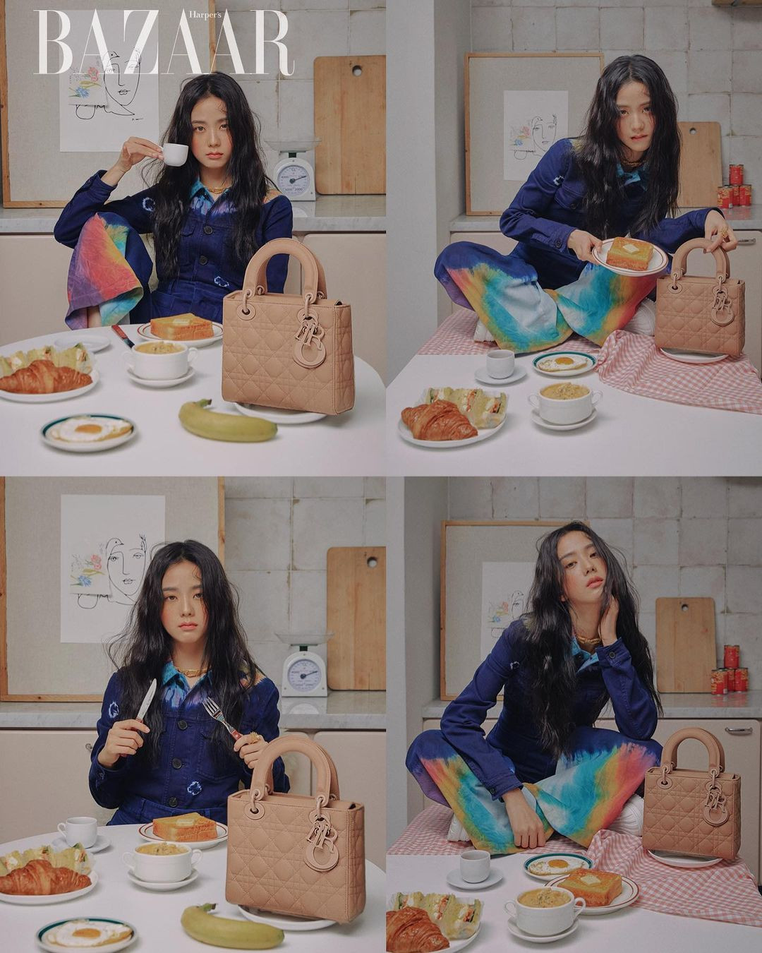 Jisoo “đầu bù tóc rối” trên Harper’s BAZAAR nhưng vẫn không giấu được visual đỉnh cao ảnh 3