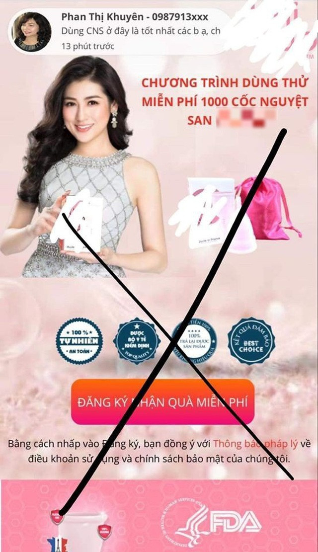 Phía Á hậu Tú Anh lên tiếng vì bị lấy hình ảnh trái phép để quảng cáo sản phẩm phụ nữ ảnh 1