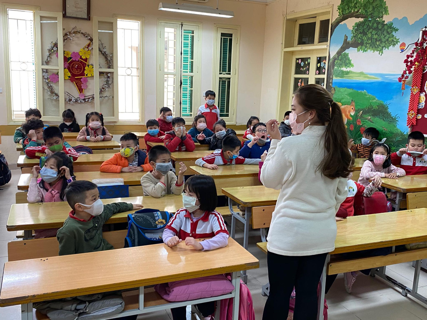 Ứng phó dịch viêm đường hô cấp: Nhiều trường đồng loạt lùi lịch nhập học ảnh 4