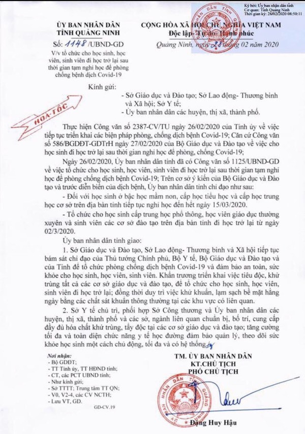 Nhiều địa phương tiếp tục cho trẻ mầm non, học sinh nghỉ học đến hết 15/3 ảnh 1