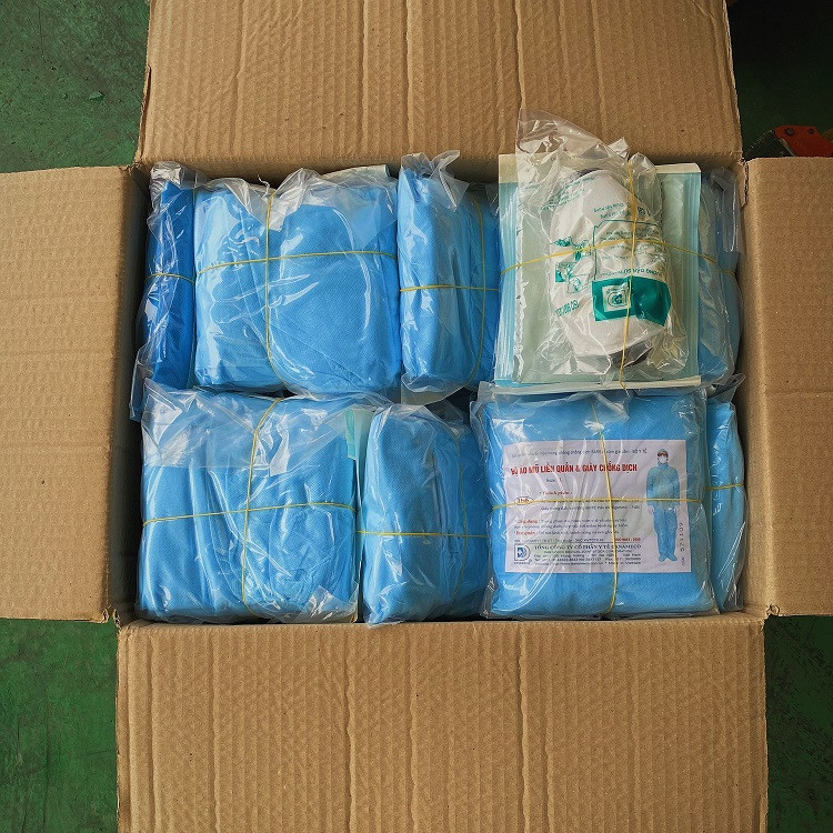 Chiếu xạ khử khuẩn miễn phí đồ bảo hộ, thiết bị y tế chống dịch ảnh 1