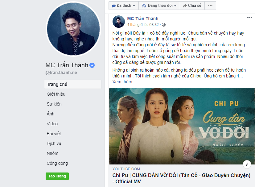 Trấn Thành: 'Tôi thích cách làm nghề của Chipu' ảnh 2